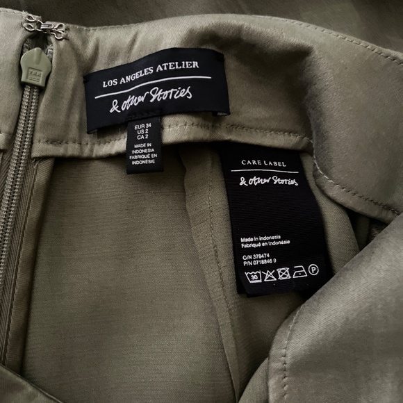 &other stories green maxi skirt - Picture 3 of 5